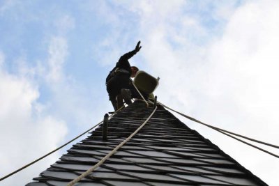 Rosefelder Kirchturmspitze bestiegen (Bild vergrößern)