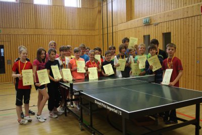Foto zur Meldung: 15. Kinder- und Jugendsportspiele Tischtennis 16.05.2012