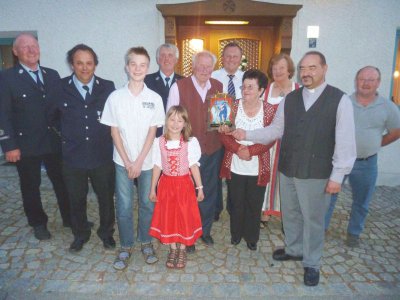 Foto zur Meldung: Franz Schötz feierte sein 80. Wiegenfest
