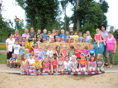 Eine tolle Überraschung für die Kinder der Kita "Elbekinder" Mühlberg (Bild vergr&ouml;&szlig;ern)