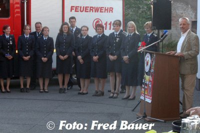 Verabschiedung des Gehrener FFw -  Teams (Bild vergrößern)