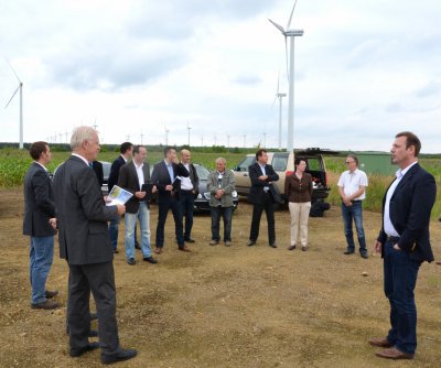 CDU-Landtagsfraktion besucht Windpark Klettwitz und Lausitzring