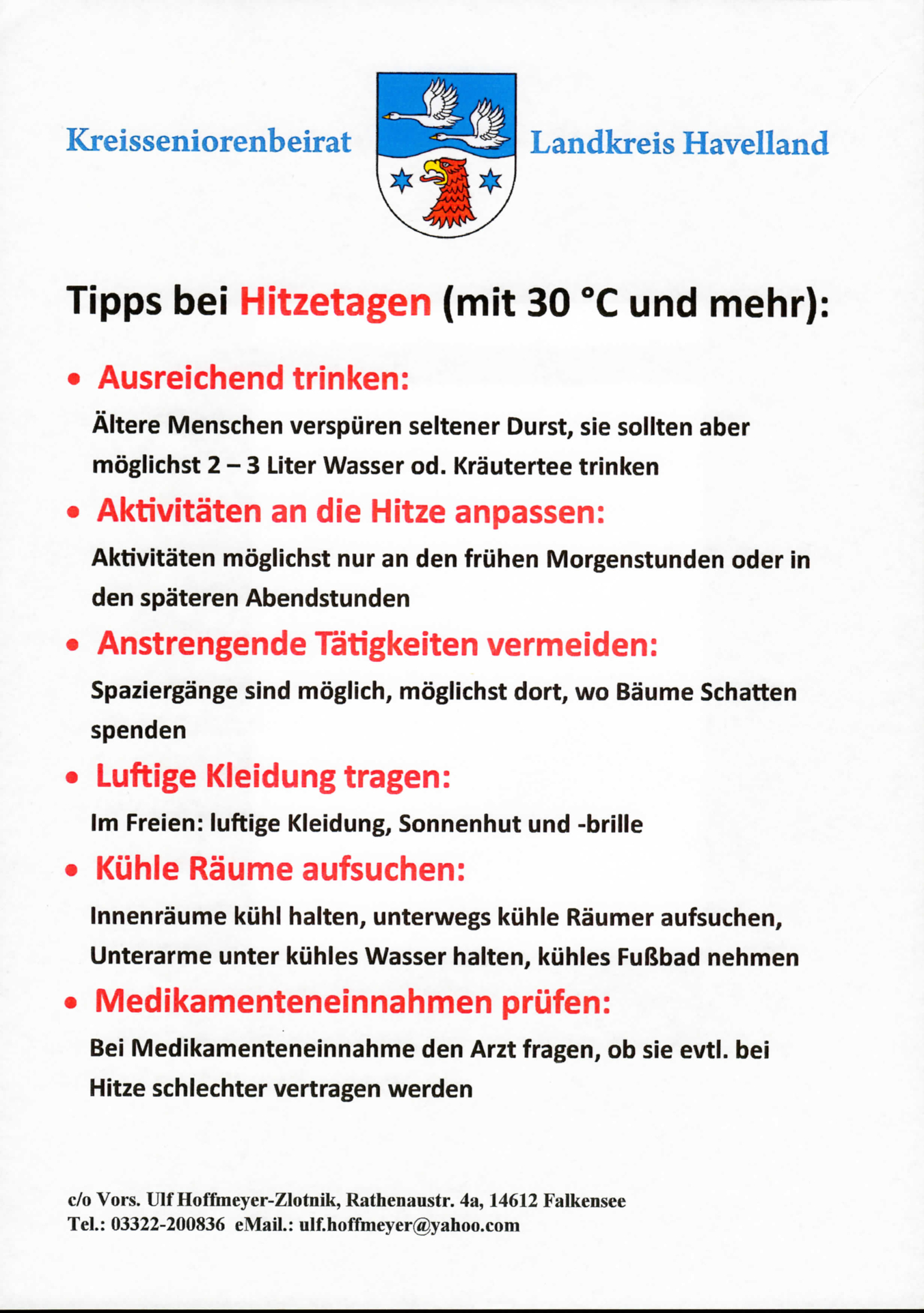 Hitze Flyer