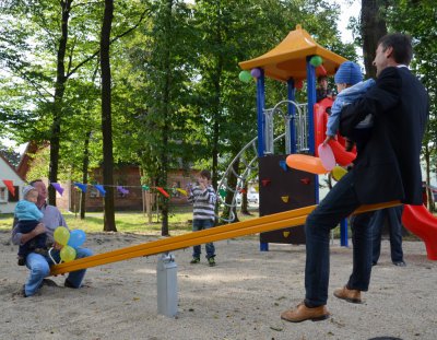 Drochow nun mit eigenem Spielplatz