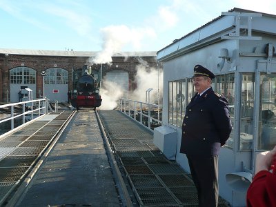 Wittenberge hat ein Eisenbahnmuseum - Historischer Lokschuppen feierlich eingeweiht