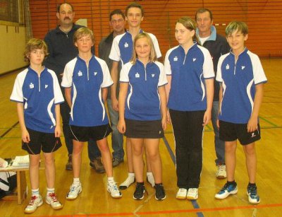 Foto zur Meldung: Badminton-Nachwuchs-Team im Finale 