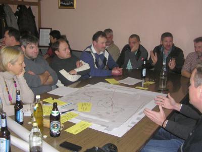 Foto zur Meldung: Pläne für die Dorferneuerung wurden erarbeitet