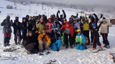 2. Deutsch-Polnisches Skiprojekt zwischen der GS/OS Schenkenland Groß Köris und der Partnerschule aus Skwierziena  (Bild vergrößern)