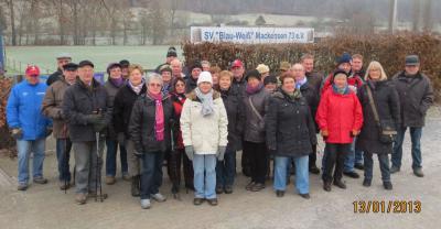 30 Teilnehmer bei der traditionellen Winterwanderung
