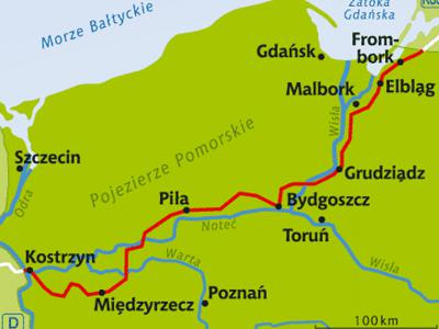 Vorschaubild zur Meldung: Auf dem Europaradweg R1 unterwegs durch Polen