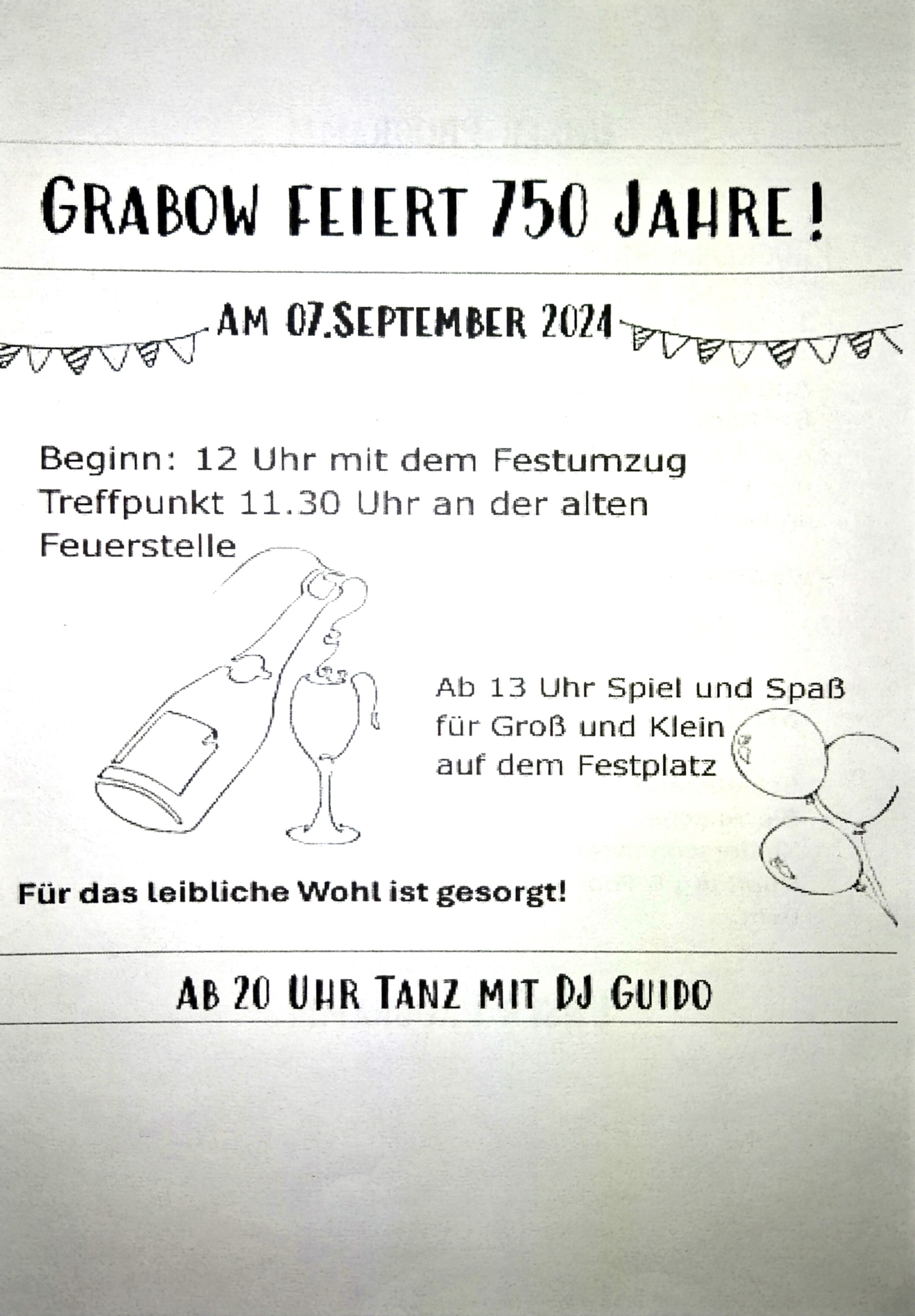 Flyer vorn