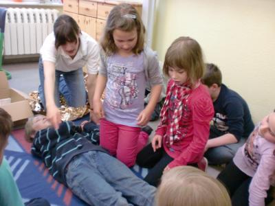 Erste Hilfe Projekt an der Grundschule Rückersdorf