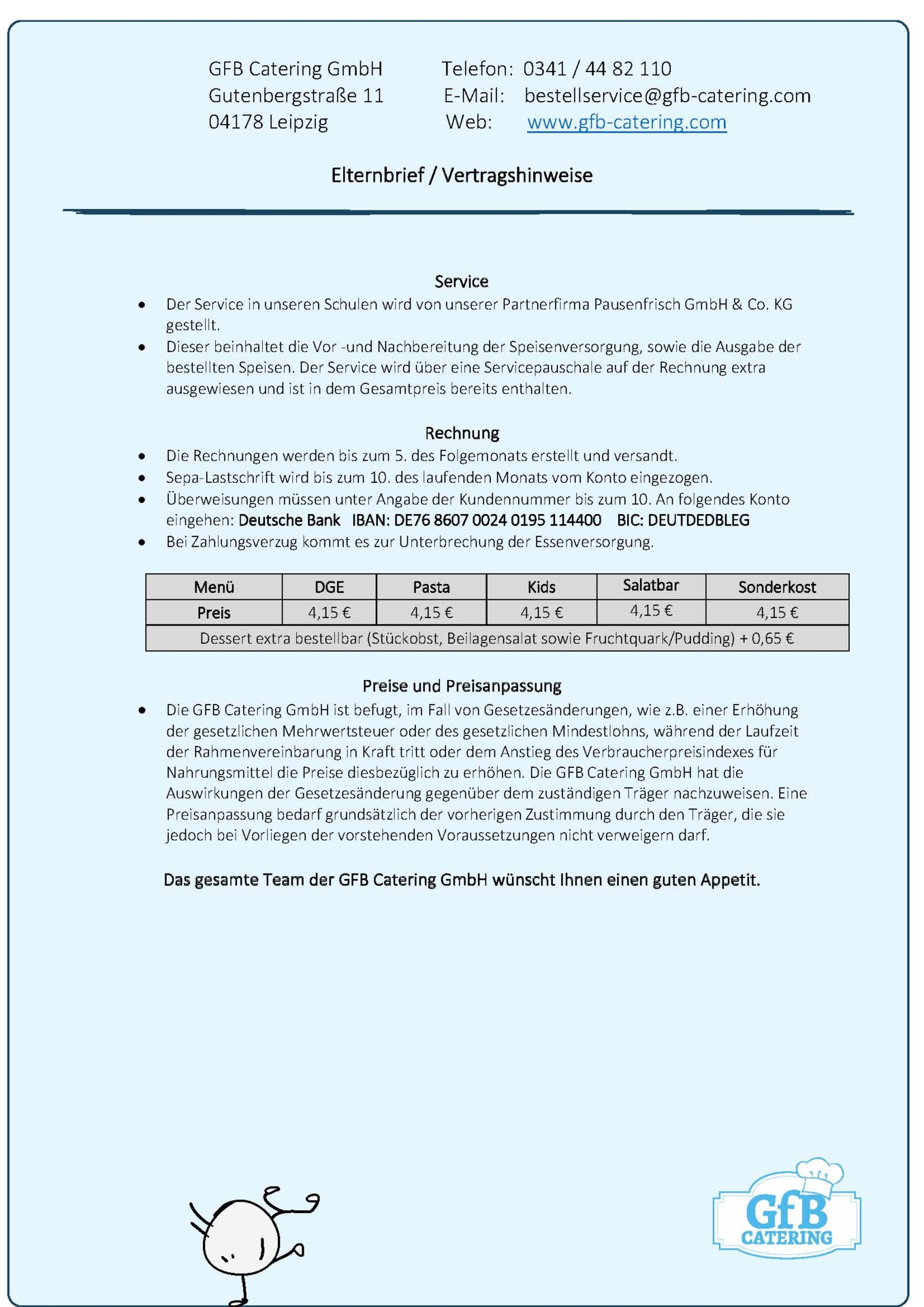 Elternbrief Caterer 2