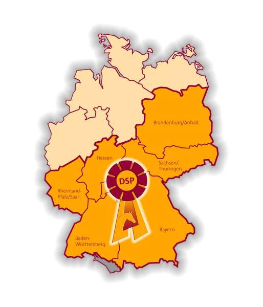 DSP Karte Deutschland