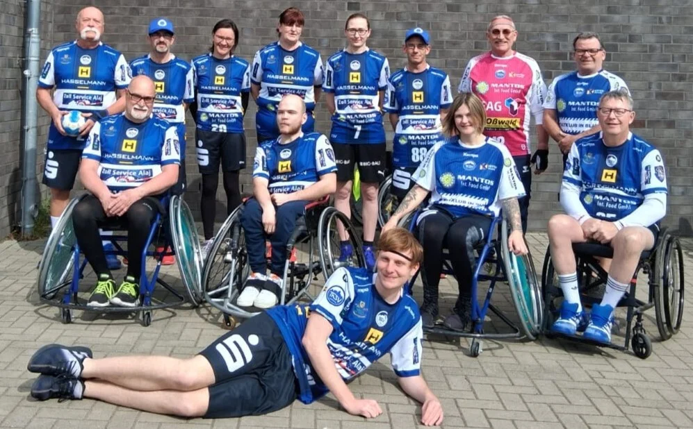 19.04.2025 - Rollstuhlhandballer der Blue Lions erneut auf Platz 2