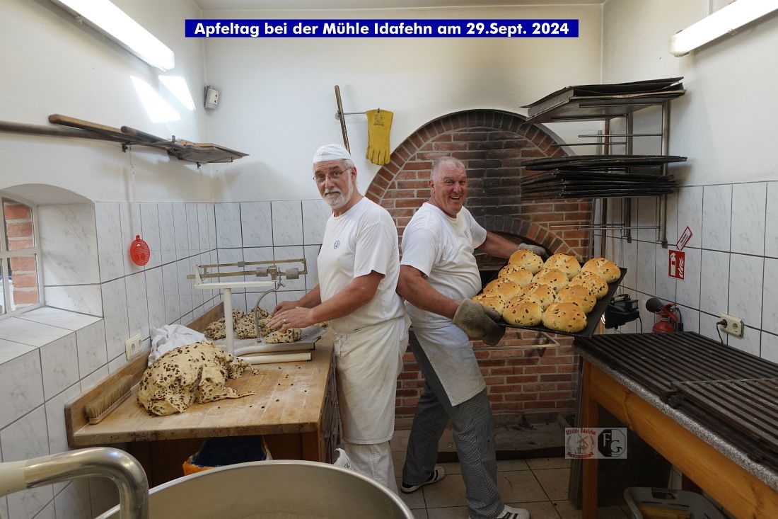 Blick in die Mühlenbäckerei Idafehn