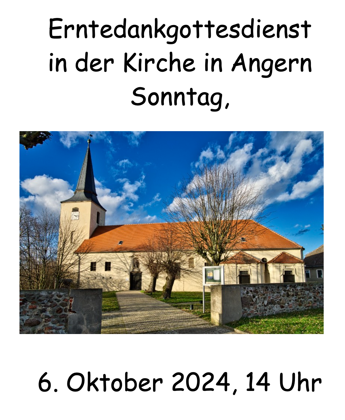 Erntedank in Angern