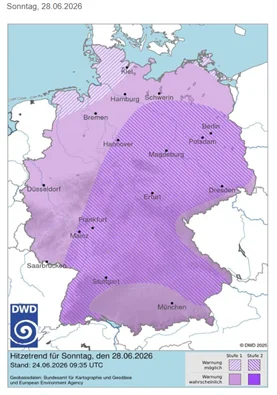 Hitzetrend Sonntag