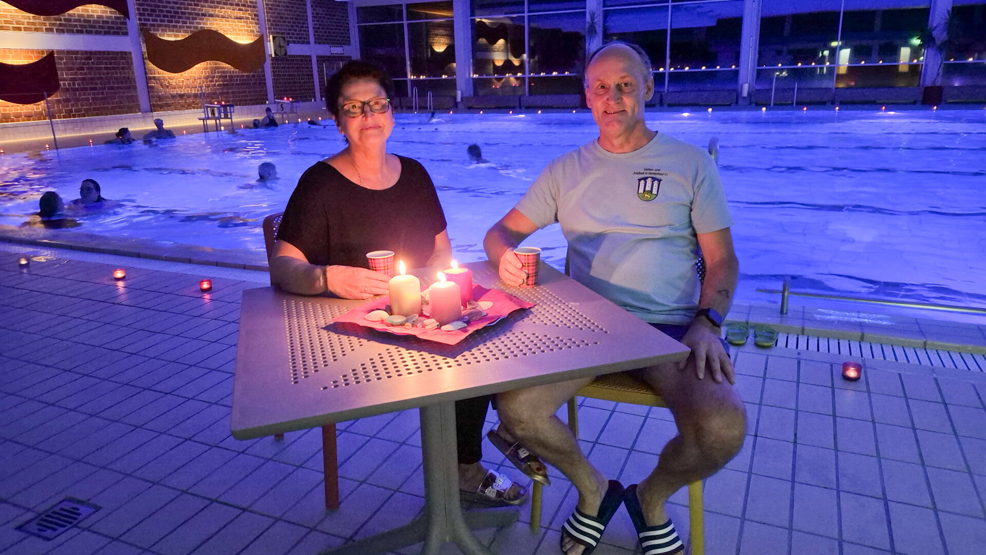 Candlelight Schwimmen