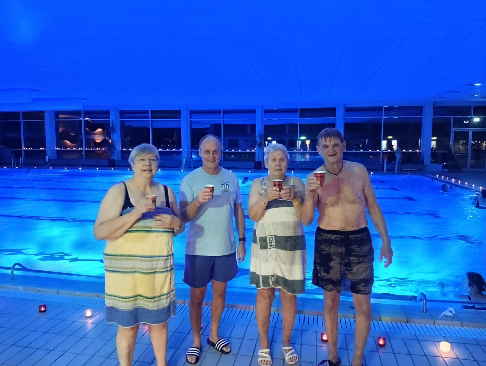 Candlelight Schwimmen