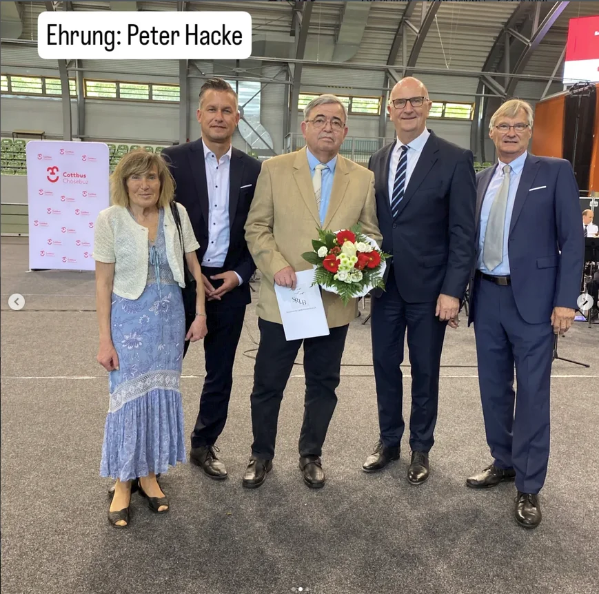 Ehrung Peter Hacke