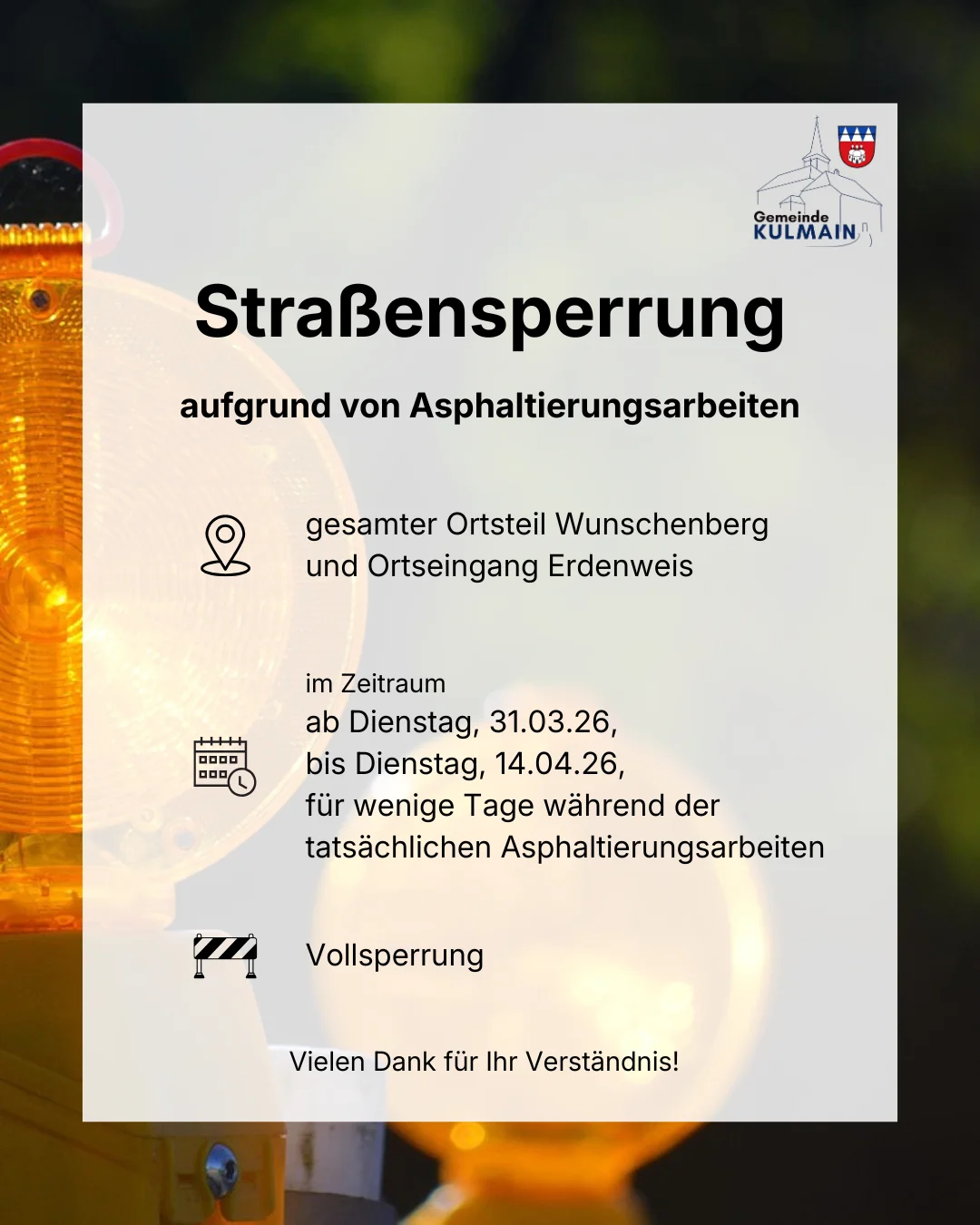 Info Wunschenberg/ Erdenweis