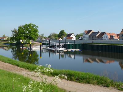 Einweihung der Steganlage im Mühlberger Hafen