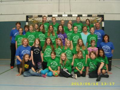 Foto zur Meldung: Handball Ferien-Mädchencamp ein voller Erfolg