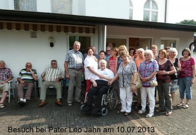Infofahrt nach Marienrachdorf und Besuch bei Pater Jahn