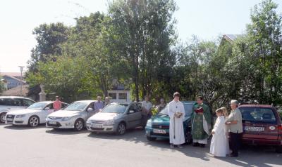 Foto zur Meldung: Fahrzeugsegnung in der Pfarrei Prackenbach/Krailing