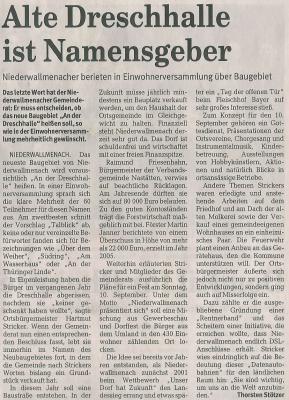 Alte Dreschhalle ist Namensgeber