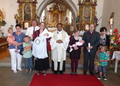 Foto zur Meldung: Kinder wurden in die Pfarrei aufgenommen