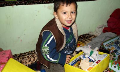 Weihnachtspäckchen für bedürftige Kinder in Rumänien