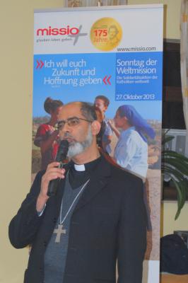 Bischof Dr. Botros Fahim erläutert anschaulich die kritische Situation der Christen in seinem Heimatland Ägypten