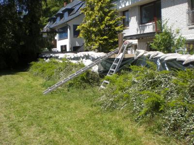 Foto zur Meldung: Katastropheneinsatz - Hochwasserschutzmaßnahmen Foto zur Meldung: Katastropheneinsatz - Hochwasserschutzmaßnahmen