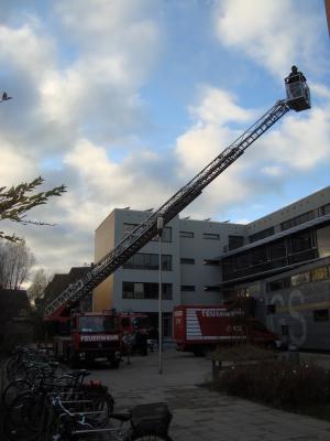 Foto zur Meldung: Feuerwehreinsatz an der IGS Grünthal – Unterricht mal anders
