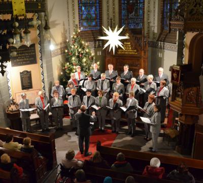 &quot;Macht hoch die Tür, die Tor macht weit&quot; - der Schipkauer Volkschor in der Henriettenkirche Annahütte