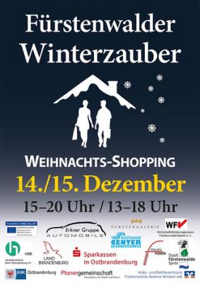 Fürstenwalder Winterzauber am 14./15. Dezember 2013: Weihnachts-Shopping in der Fürstenwalder Innenstadt