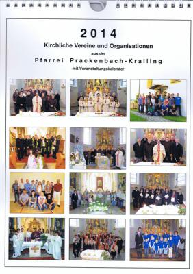 Foto zur Meldung: Kalender der Pfarrei Prackenbach-Krailing für2014