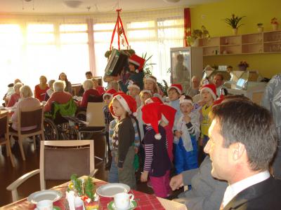 Weihnachtsfeier im Haus 1