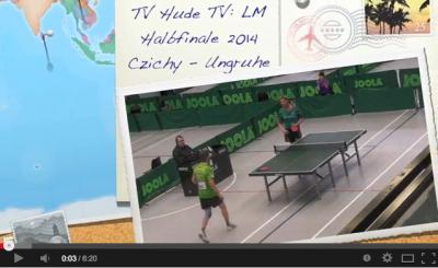Foto zur Meldung: TV Hude TV: Gluza/Lingenau gewinnen Bronze bei Tischtennis-Landesmeisterschaft