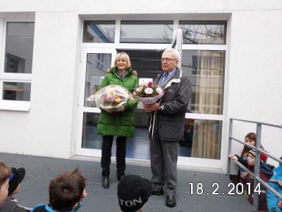 Foto zur Meldung: Auszeichnung zur Lehrerin des Jahres 2013