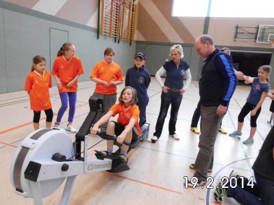 Foto zur Meldung: 5. Indoor-Rowing-Cup in Havelberg