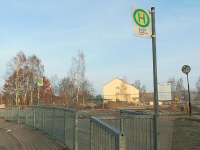 Beginn der Baumaßnahme Bus-Bahn-Umsteigepunkt "Am Bürgerpark"