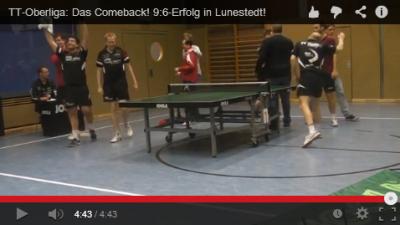 Foto zur Meldung: TT-Oberliga: 1. Herren reüssiert in Lunestedt mit 9:6