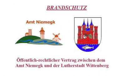 Foto zur Meldung: Öffentlich-rechtlicher Vertrag zwischen dem Amt Niemegk und der Lutherstadt Wittenberg