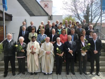 Foto zur Meldung: Gottesdienst für Ehejubilare aus Miltach und Blaibach