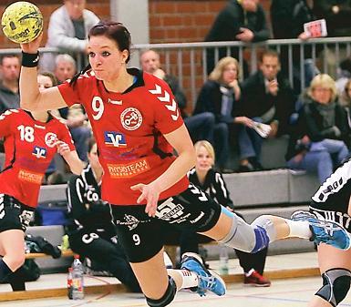 Starkes Comeback: Nach fünfmonatiger Verletzungspause ist Franziska Bohlken wieder für die HSG dabei.