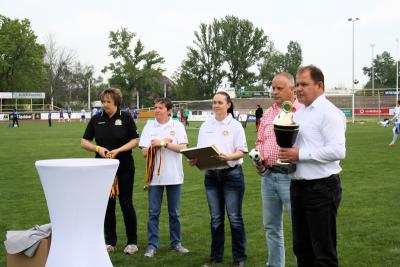 Foto zur Meldung: SV Merseburg 99 Kreispokalsieger der Frauen 2014