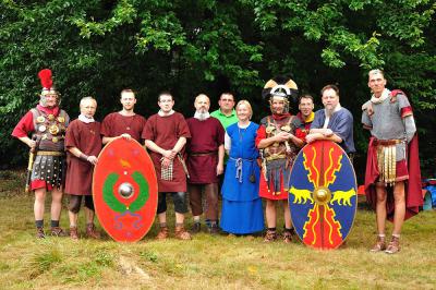 Die Römergruppe Kohorte Zugmantel wird Soldatenleben und historisches Handwerk darstellen
